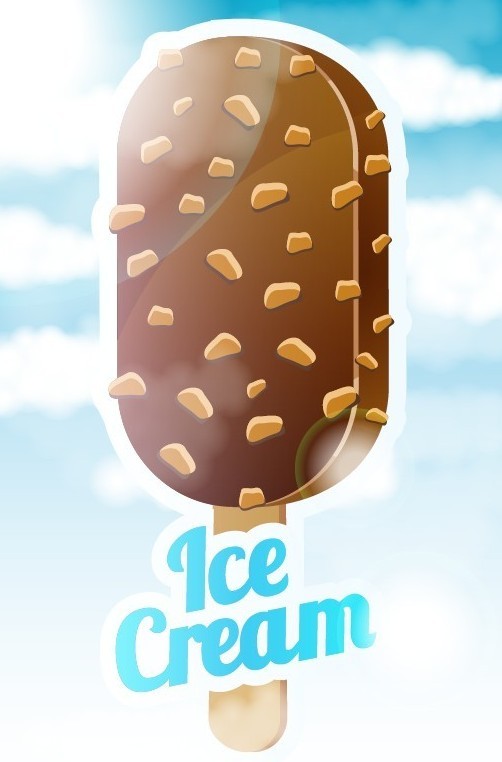 Sweet Ice Cream Vector 02