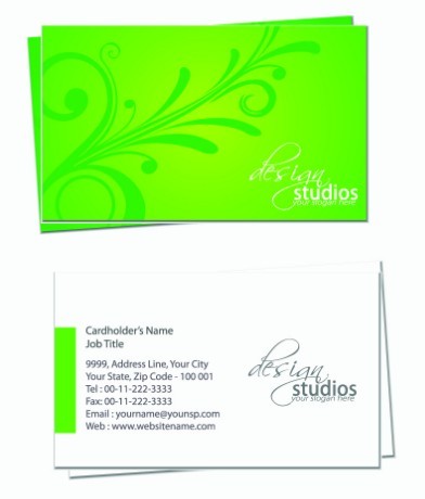 Simple and Clean Business Card Design Vector 03