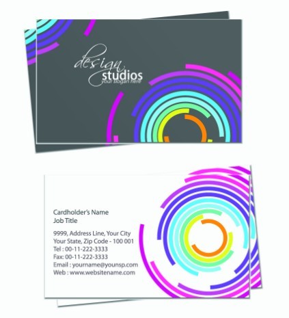 Simple and Clean Business Card Design Vector 04