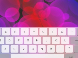 iPad iOS 7 Keyboard PSD