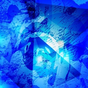 Blue Abstract Shapes Background Vector 03