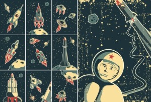 Retro Aeronautics and Astronautics Illustrations