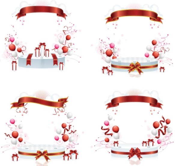 Vector Stage Decorative Elements