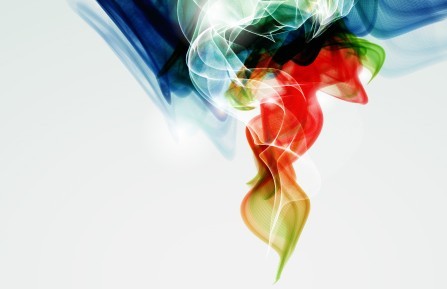 Gorgeous Abstract Smoke Background Vector 03