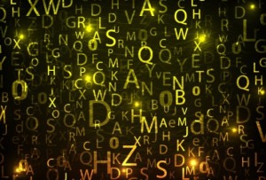 HI-Tech Digital Letters Background Vector 03