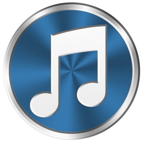 Metal iTunes Icon PSD