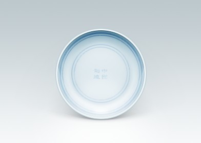 Blue and White Porcelain Plate