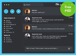 Dark Skype Interface For Mac PSD