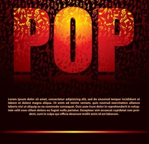 Bright Party Music Background Vector 03