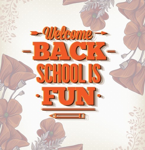 Vector Illustration Of Welcome Students Back to School 03