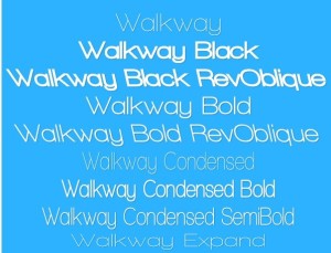 WalkWay Sans Serif Font