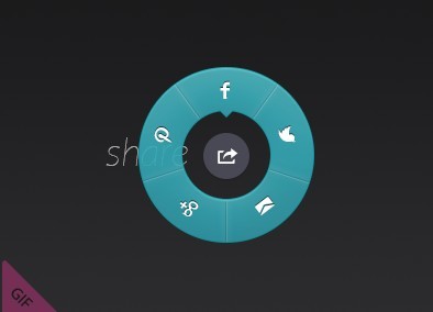 Annulus Social Share Interface PSD