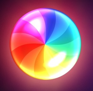 One Layer Style Colorful Spinner PSD