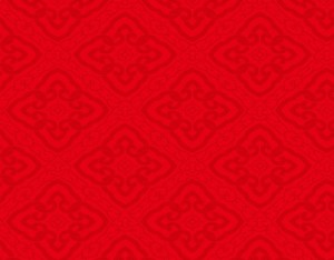 Seamless Red Chinese Auspicious Cloud Patterns Vector