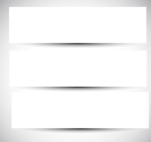 Set Of Vector Blank Advertisement Banners 03