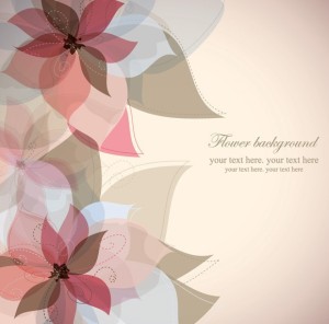 Colorful Watercolor Flower Background Vector 02