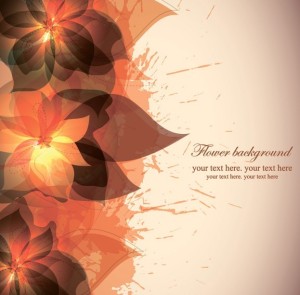 Colorful Watercolor Flower Background Vector 03