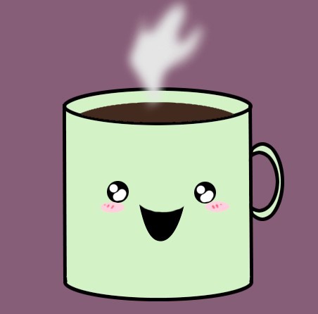 Cute Cartoon Mug PSD