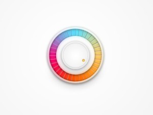 Rainbow Volume Knob PSD