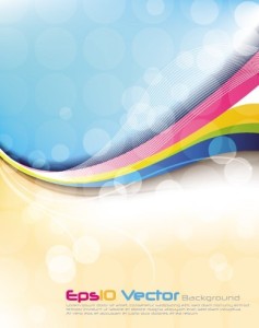 Fantastic & Colorful Abstract Background Vector 03