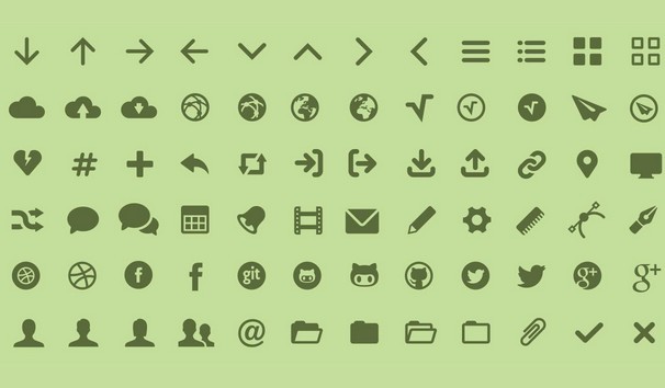 MFG Labs Web Icon Set