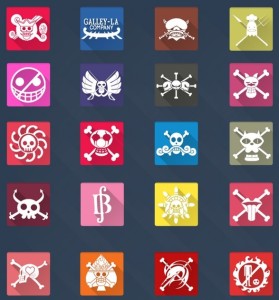 20 Long Shadow One Piece Icons Vol 1