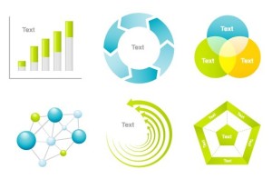 Clean Business Data Statistic Design Elements Vector 03