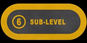 Yellow Sub-Level Warning Sign PSD