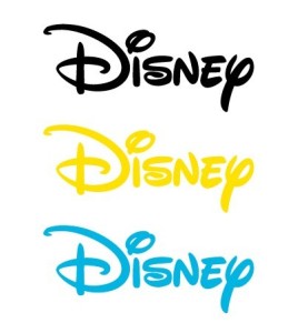 Colorful Disney Logos Vector