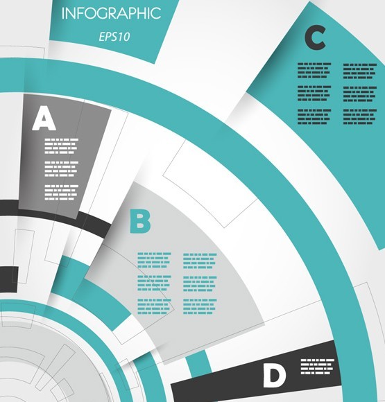 Creative Infographic Number Option Template Vector 02