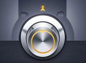 Metal Navigation Knob PSD