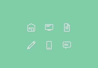 Minimal Random Line Icons PSD