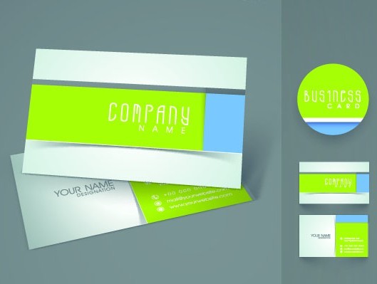 Elegant & Colorful Business Card Templates Vector 05