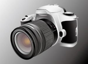 Realistic SLR Camera Vector