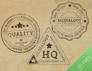 6 Rubber Stamp Designs PSD