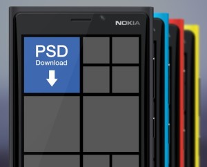 Nokia Lumia 920 Templates PSD