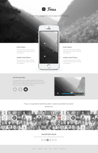 Focus - A Responsive & Fashion Landing Page Template PSD