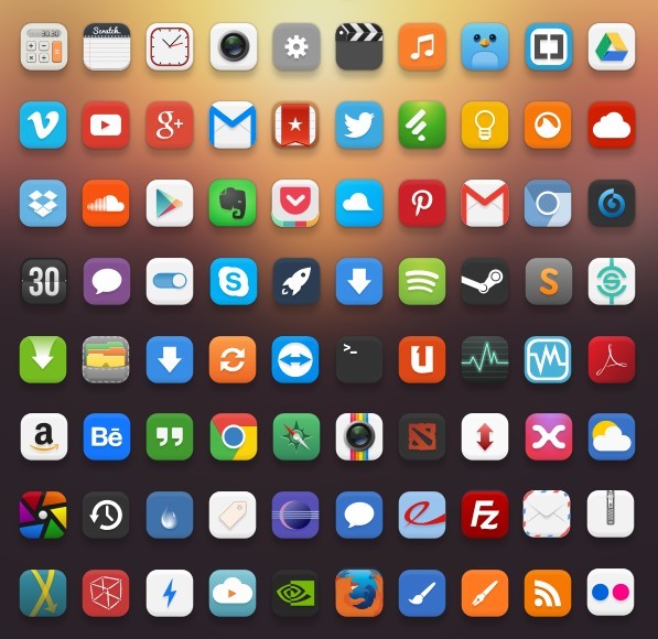 Pacifica Rounded App Icon Set