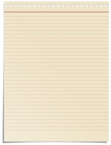 Stylish Notepad Paper Design PSD