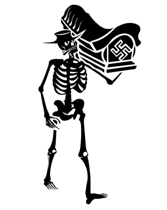 Vector Skeleton with Coffin