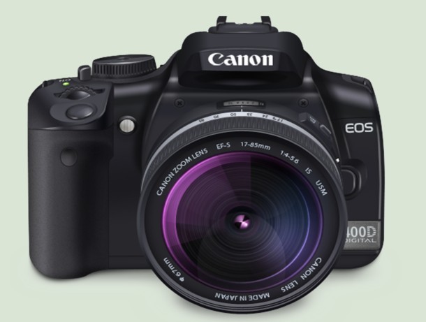 Camera Canon EOS 400D PSD