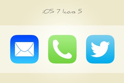 3 iOS 7 App Icons PSD Vol.2