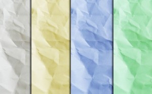 5 Colorful Crumpled Paper Textures