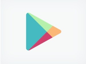 Flat Google Play Icon PSD