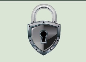 Silver Padlock Vector