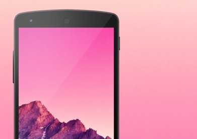 Simple Nexus 5 Template PSD