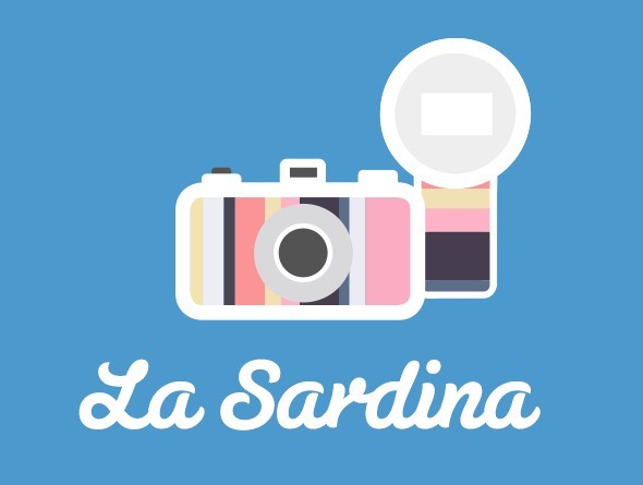 Flat Lomography La Sardina Icon PSD