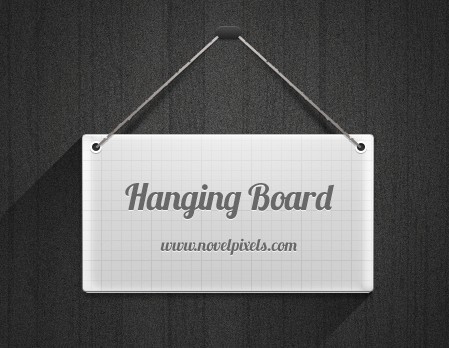 Long Shadow Hanging Board PSD