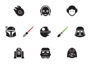 10+ Star Wars Icons Vector