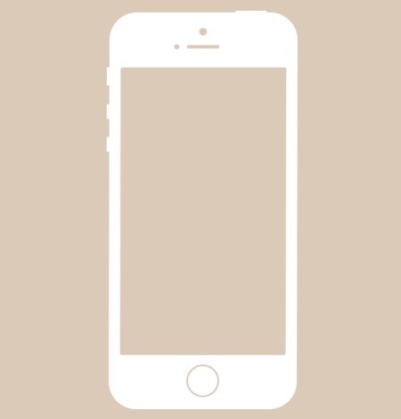 Apple iPhone 5S Vector Shape